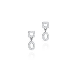 Earrings  DROP in Silver.