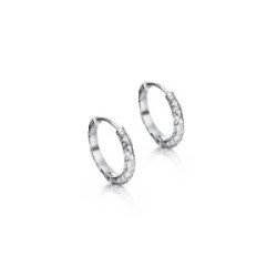 Earrings  LAVA in Silver.