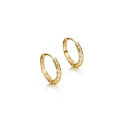 Earrings  LAVA in Silver. 18 k Gold vermeil