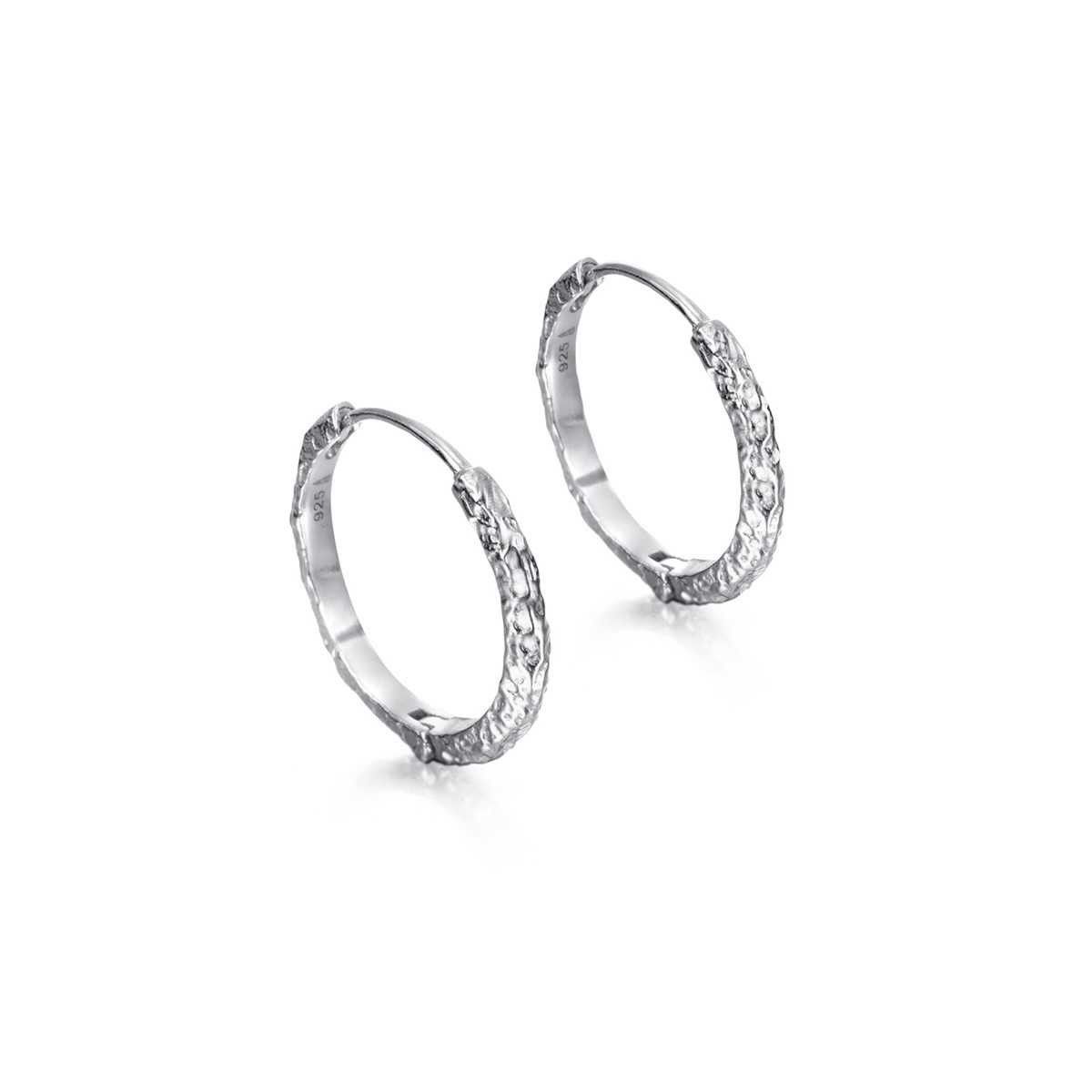Earrings  LAVA in Silver.