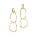 OLYMPIA Earrings in Silver. 18k Gold Vermeil