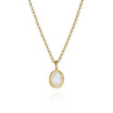 RAINBOW MOONSTONE pendant sterling silver/gold vermeil