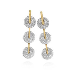 KYMBAL Earrings in Silver. 18k Gold Vermeil