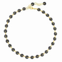 KYMBAL Necklace in Silver. Black Ruthenium and 18k Gold Vermeil