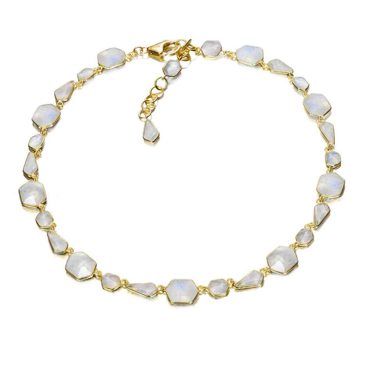 Collar ESPECTROLITA plata/baño oro