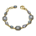 LABRADORITE bracelet sterling silver/gold vermeil