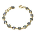 LABRADORITE bracelet sterling silver/gold vermeil