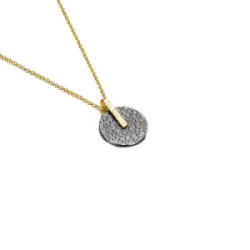 KYMBAL Pendant in Silver. Black Ruthenium and 18k Gold Vermeil