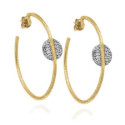 KYMBAL Earrings in Silver. 18k Gold Vermeil