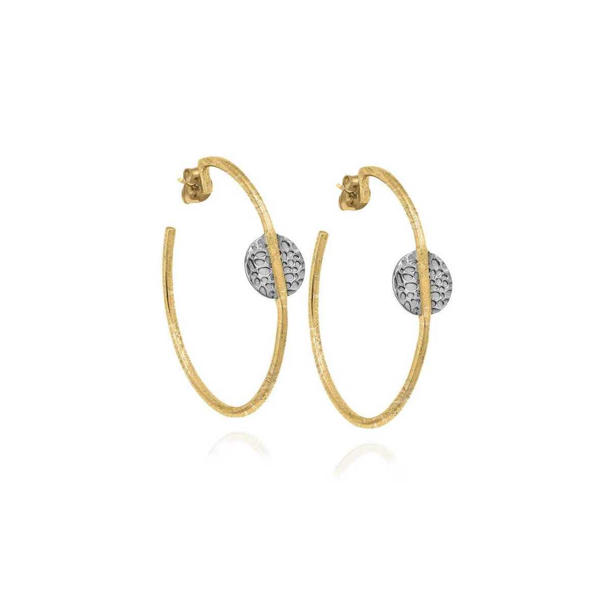 KYMBAL Earrings in Silver. 18k Gold Vermeil
