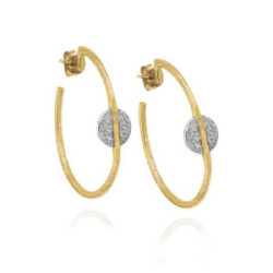 KYMBAL Earrings in Silver. 18k Gold Vermeil
