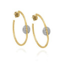 KYMBAL Earrings in Silver. 18k Gold Vermeil