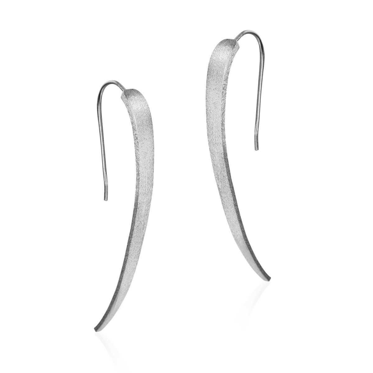 Pendientes largos de Plata