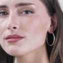 Pendientes de aro en Plata