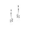 Pendientes espiral mini de Plata