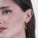 Spiral earrings in Gold vermeil
