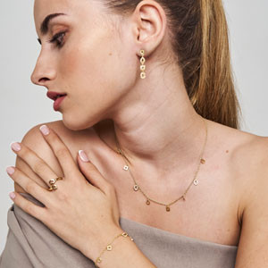 Sterling Silver Drop Collection with Handmade Textures