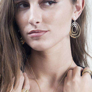 Bubble collection in sterling silver