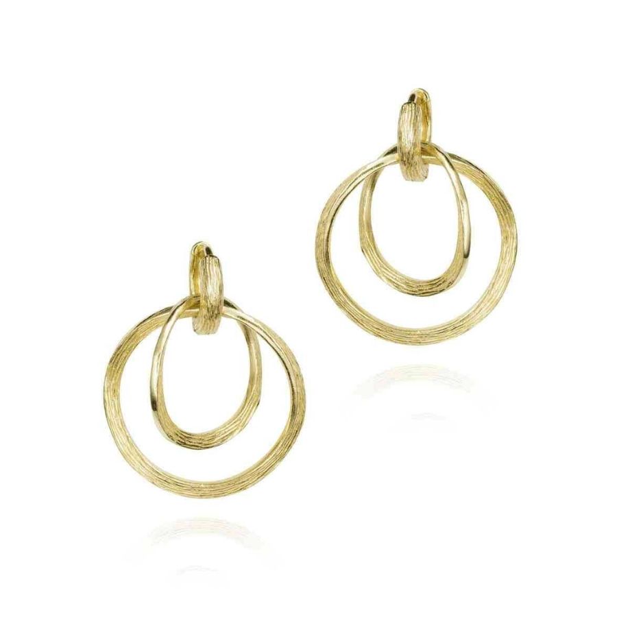 Aretes de Vermeil en Oro de 18k