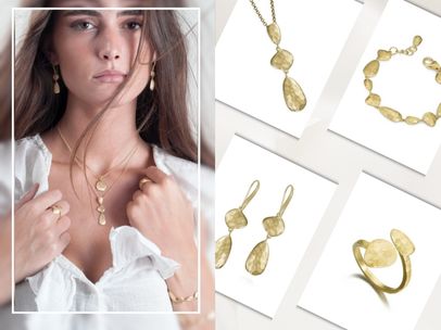 Essential Collection in 18k Gold Vermeil Jewelry