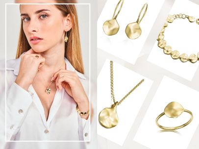 Aqua Collection in 18k Gold Vermeil Jewelry