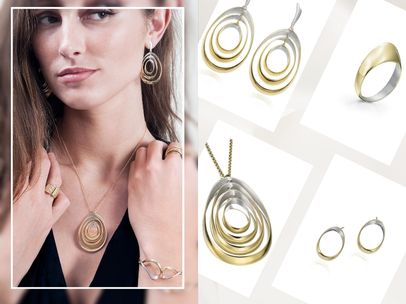 18k Gold Vermeil Jewelry Bubble Collection