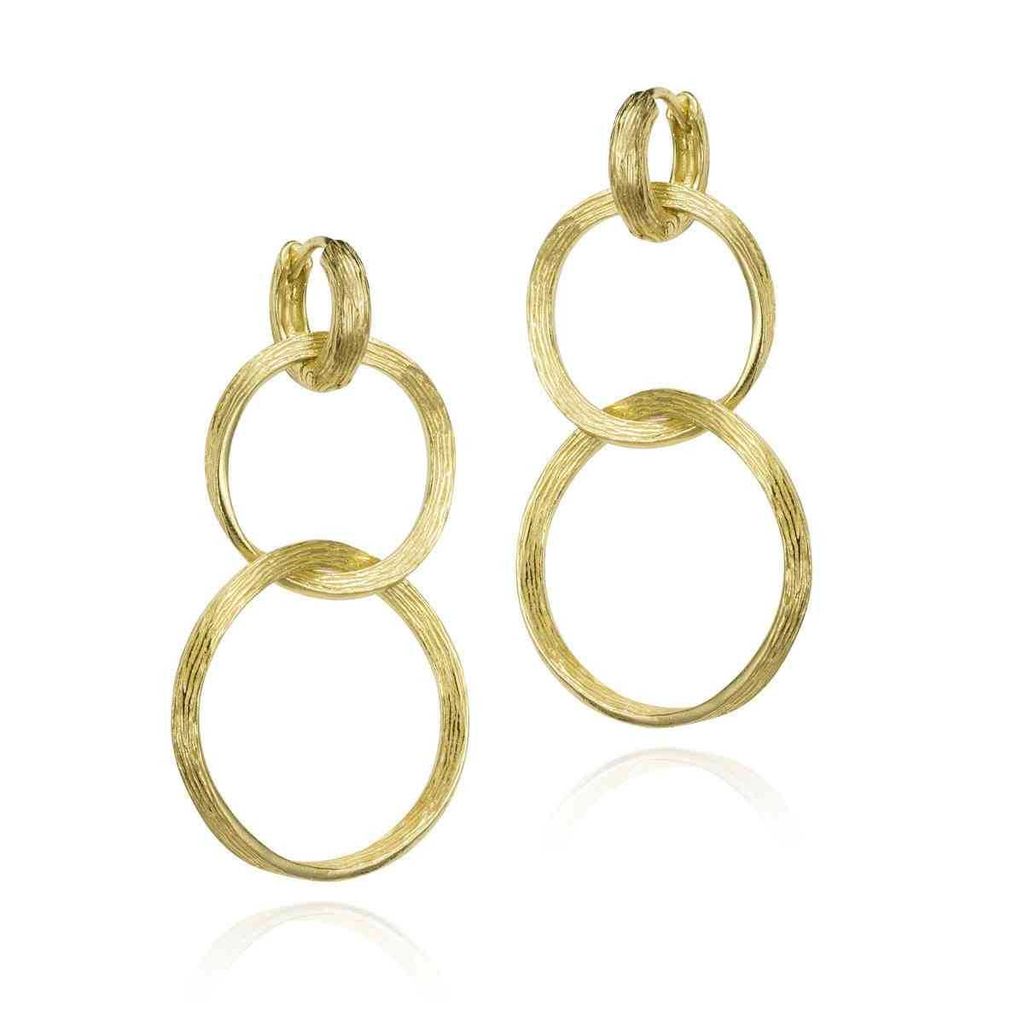 Aretes de Vermeil en Oro de 18k
