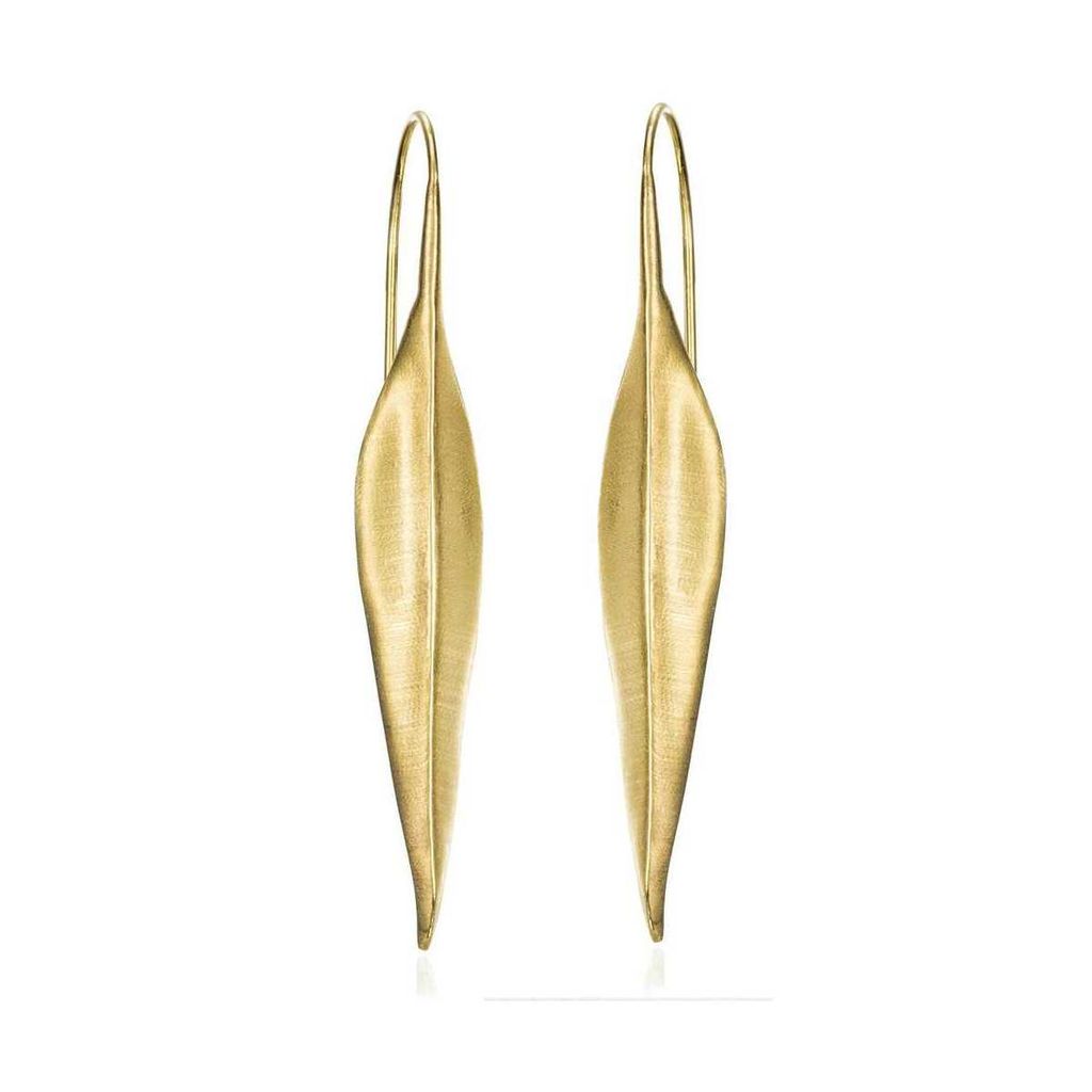 Pendientes Nuggets de Plata. Baño de Oro 18k
